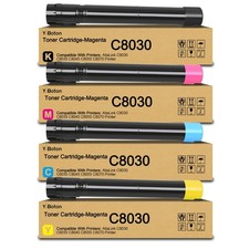 YiBoton High Yield Toner Cartridge Replacement for Medium, YBT-C8030 BCMY picture