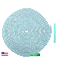 QLD COVER 4.8M Spiral Cable Protector for Phone/Pad/Laptop - Laser Blue picture