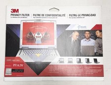 NEW 3M PF14.1W Widescreen Laptop Monitor Privacy Filter 14.1