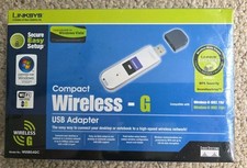 Linksys Compact Wireless - G USB Adapter Model WUSB54GC BRAND NEW picture