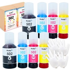 Lot Koala Ink Refill Kit Fit Epsn. 502 Ink EcoTank 2760 4760 3760 2750 ST-2000 picture