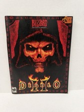 Diablo II Big Box Instruction Game Manual and Box picture