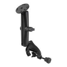 RAM-B-121U-C RAM Double Ball Yoke Clamp Mount with Round Plate - Long picture