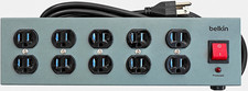 Belkin F9P610-06 Unprotected Power Strip 10-Outlet 6ft Cord 125V 15A picture