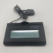 Topaz T-LBK460-BSB-R SigLite LCD 1x5 Signature Capture Pad Untested As Is picture