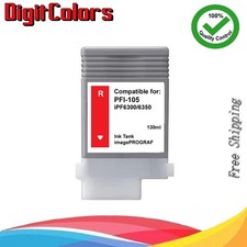 PFI-105 Red Ink Tank Cartridge For Canon  IPF 6300 IFP 6350 PFI105R picture
