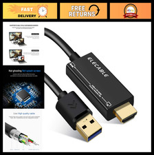 10FT USB to HDMI Adapter Cable, 1080P HD Video Converter for Mac & Windows picture