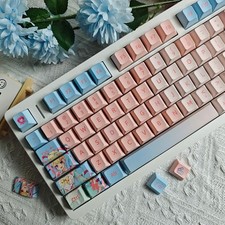 Streamer Girl Keycap Set PBT Custom Keycaps for MX Mechanical Keyboard picture