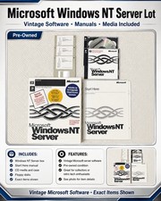 Microsoft Windows NT Server 4.0 Upgrade CD, English, 5-Device, Manuals Floppies picture