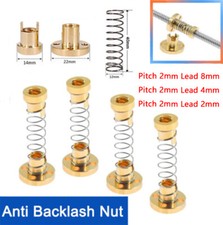 T8 Anti Backlash Flange Spring Nut 2/4/8mm Lead Screw For 3D Printer CNC Machine picture