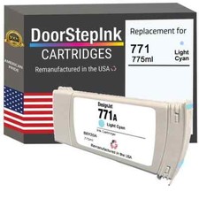 DoorStepInk Compatible Ink Cartridge for HP 771 775mL (B6Y20A) Light Cyan-USA picture