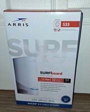 ARRIS S33 Cable Modem DOCSIS 3.1 Multi-Gigabit WiFi Comcast Xfinity Cox Spectrum picture