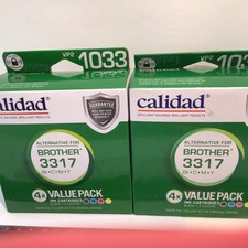 X2 Calidad VP2 1033 Ink Cartridge Brother 3317 Alternative Value Pack BK/C/M/Y picture