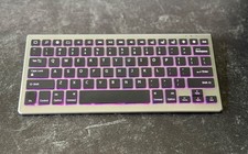 Jelly Comb Bluetooth Wireless Keyboard RGB Backlit Rechargeable Compact USB-C picture