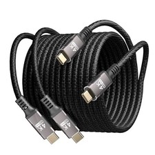 USB C to USB C Cable 2 Pack, 10ft, 100W Fast Charging, Data Transfer picture