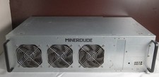 MINERDUDE 9 GPU Bitcoin Crypto MINING RIG 1800W MAX  *200V-277V ONLY - TESTED picture