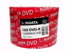600 RIDATA Blank 16X DVD-R DVDR Branded Logo 4.7GB Recordable Media Disc 12x50pk picture