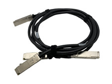 Lot of 2 NetApp QSFP to QSFP SAS Data Cables 2M – 112-00177 picture