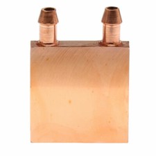 40x40mm Quality Copper Water Cooling Block CPU Radiator Heat Sink 1Pcs picture