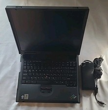 Vintage IBM Thinkpad A20M Computer Laptop Intel Celestron Windows 98 Type 2628  picture