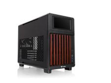 Thermaltake TR200 WS; Preinstalled 6.0 Inch LCD Screen; Micro Chassis; Wood Fron picture