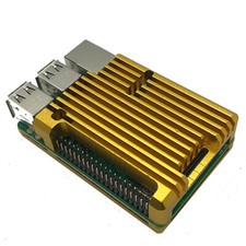 CNC Aluminum Alloy Radiator Protective Case Cooling Shell For Raspberry Pi 3 picture