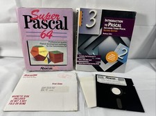 Super Pascal 64 Commodore 64 C64 Abacus Compiler Manual Book Very Rare Untested picture