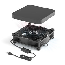 Quie Router Cooling Fan Stand with 3 Adjustable Speed for TV Box Modem Game picture