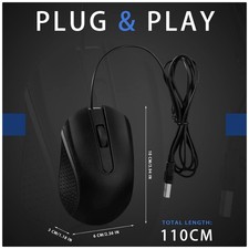 Corded Computer Mice 30 Pack - Office & Classroom Use picture