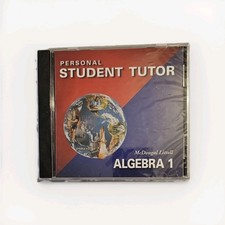 READ McDougal Littell Algebra 1 Personal Student Tutor 2001 PC CD-ROM SEALED picture
