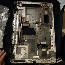 HP Pavilion DV7-6165US Silver Black Bottom Case 639399-001 Replacement Part picture