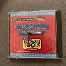 Teacher Created Materials: Crossword Deluxe PC MAC CD create puzzles curriculum picture