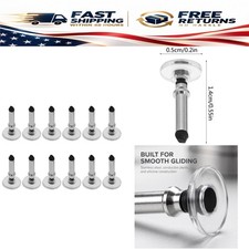 GANPUB 12 Pack Universal Stylus Replacement Disc Tips Round Silver for Touch picture