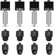 4PCS 0.2/0.4/0.6/0.8mm P2S Hotend for Bambu Lab P2S X2D H2D H2S H2C, Hardened picture