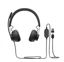 Logitech UC Zone USB Wired Headset UC version in Graphite - 981-000876 picture