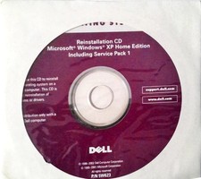 Microsoft Windows XP HOMEE Edition Service Pack 1 CD FOR  DELL Computers new picture