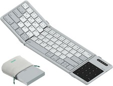 Nillkin Upgraded Foldable Bluetooth Keyboard with Touchpad & Number Pad, Portabl picture