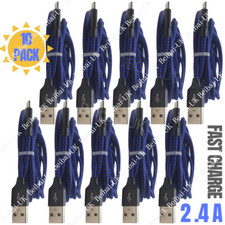 10X Bulk Lot USB Cable 6ft For iPhone 11 XR 8 7 Charger Fast Charging Data Cord picture