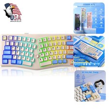 LEOBOG A75 Alice Mechanical Keyboard White-Blue picture