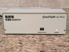 Communication Specialties VGA Quad Split, VGA DA NEW, Made in USA picture