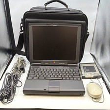 Apple PowerBook 3400c Gray 12in PowerPC 240MHz 16MB 1.3GB w Bag & Mouse UNTESTED picture