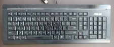 ASUS Slim Multimedia USB Keyboard w/Volume Control KB34211, Untested, Sold As-Is picture