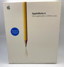 AppleWorks 6 Boxed Version 6.2 for Mac (CD + Manuals) Retail Box – Mac OS X picture