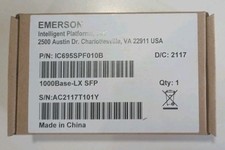 EMERSON IC695SPF010B RX3i Transceiver 1000BASE-LX SFP   New & Sealed picture