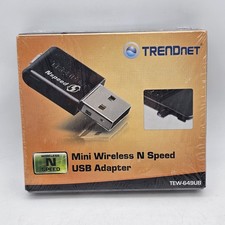 TrendNet Mini Wireless Networking N Speed USB Adapter TEW-649UB WiFi  Brand New picture