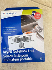 Kensington MicroSaver Keyed Notebook Lock Laptop Anti-Theft Key Lock picture