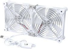 140Mm Dual USB Computer Fan 3 Speed Control Max 1500RPM 5V Cooling Ventilator Pa picture