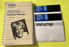 Sylvia Porter's Personal Finance Timeworks 1984 Commodore 64 128 Tested + manual picture
