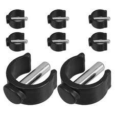 8Pcs Replacement Locking Clips for Toilet Safety Rails with Adjustable Plug picture
