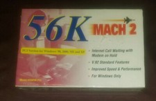 SEALED NEW 56K MACH 2 Internal Data/Fax Modem PCI Version for Windows 98 2000 ME picture
